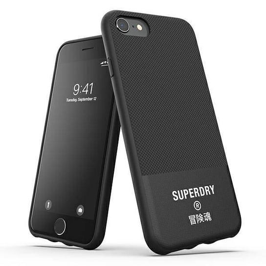 SuperDry Moulded Canvas iPhone 6/6s/7/8/ SE 2020 Case czarny/black 41539 Superdry