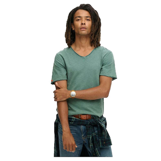 Superdry Raw Edge Slub V Inna marka