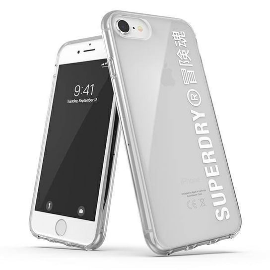 SuperDry Snap iPhone 6/6s/7/8/SE 2020 Clear Case biały/white 41573 Superdry