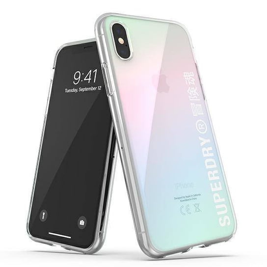 SuperDry Snap iPhone X/Xs Clear Case Gra dient 41584 Superdry