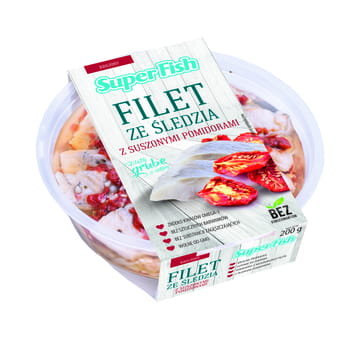 Superfish Filety Śledziowe Z Suszonymi Pomidorami 200 G Modern Company