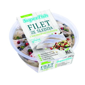 Superfish Filety Ze Śledzia Z Kolorowym Pieprzem 200 G Modern Company