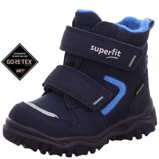 Superfit Buty Zimowe Z Membraną Goretex Husky1 Blau/Blau Rozmiar 26 Superfit