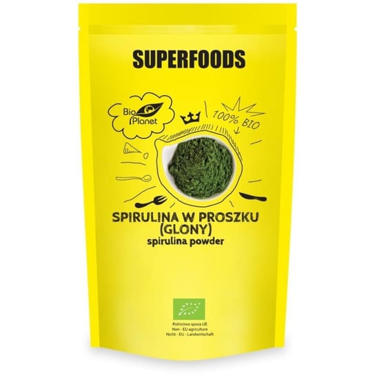 SUPERFOODS Spirulina w proszku BIO Suplement diety, 200g BIO PLANET Bio Planet