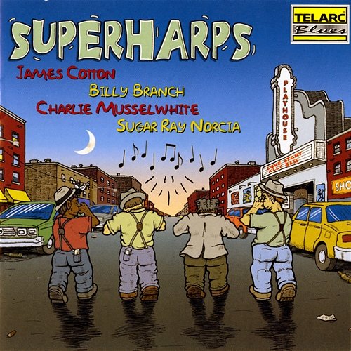 Superharps Billy Branch, Sugar Ray Norcia, Charlie Musselwhite, James Cotton