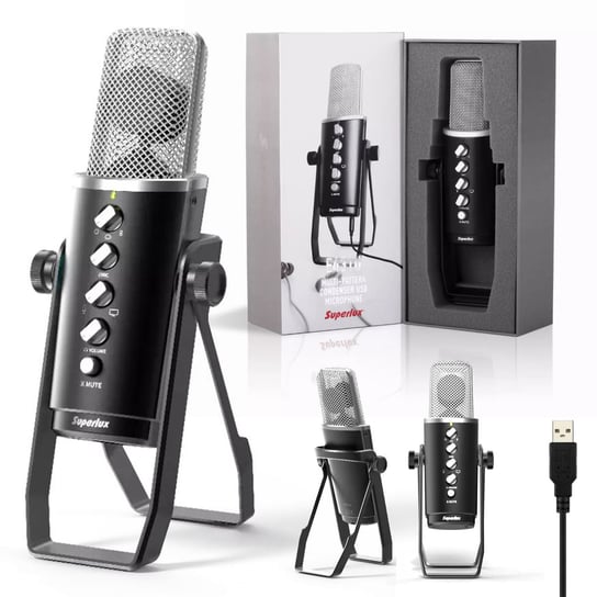 Superlux E431U Mikrofon Pojemnościowy Usb Superlux