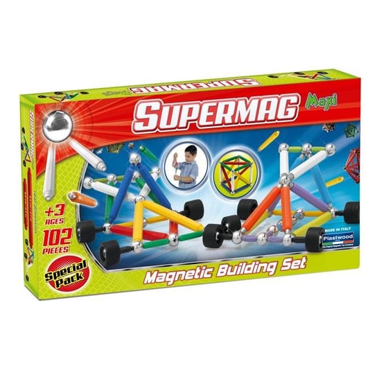 Supermag, klocki konstrukcyjne Maxi Wheels Supermag