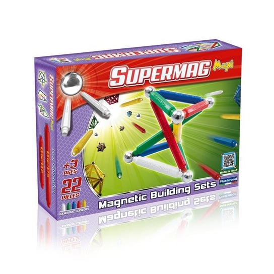Supermag, klocki magnetyczne Maxi Classic Supermag