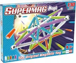 Supermag, klocki magnetyczne Maxi Neon Supermag