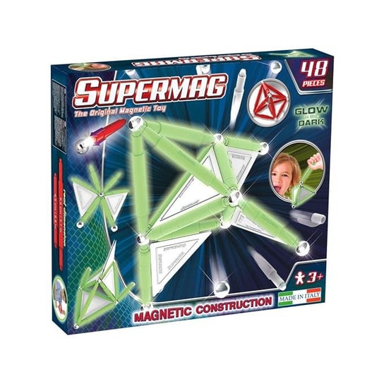Supermag Toys, klocki magnetyczne Tags Glow Supermag