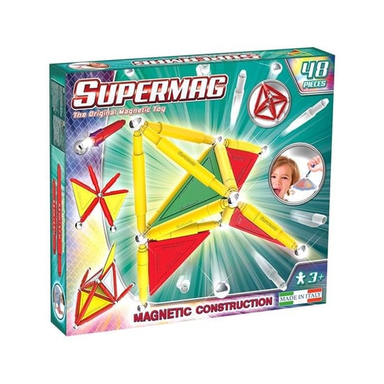 Supermag Toys, klocki magnetyczne Tags Primary Supermag