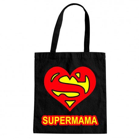 Supermama - torba prezent dla mamy Koszulkowy