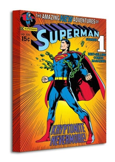 Superman Krytonite - obraz na płótnie DC COMICS