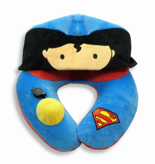 Superman - poduszka podróżna z kapturem  - Liga Sprawiedliwych DC - Ridaz Ridaz
