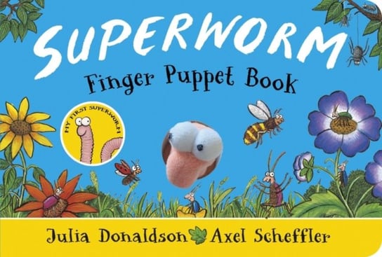 Superworm Finger Puppet Book - the wriggliest, squiggliest superhero ever! Donaldson Julia