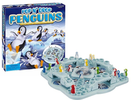 SuperZabaweczki, gra rodzinna Chińczyk Wyścig Pingwinów SuperZabaweczki