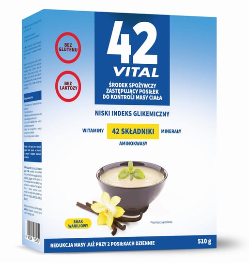 Suplement diety 42 VITAL Niskokaloryczna dieta roślinna, 500 g 42 Vital