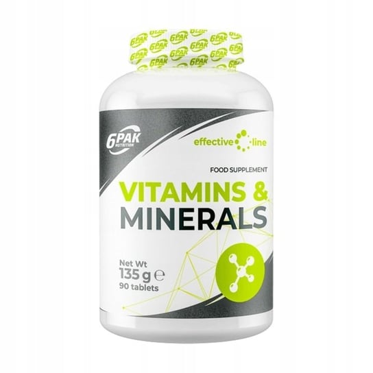 Suplement diety, 6PAK EL Witaminy i minerały 90 tabletek 6PAK NUTRITION