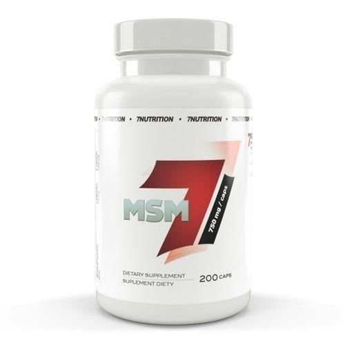 Suplement diety, 7 Nutrition Msm 750Mg - 200Caps 7 Nutrition