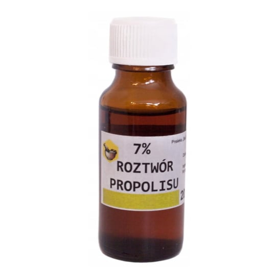 Suplement diety, 7% Roztwór propolisu 20g Pasieka "Barć" - Galenowa Wytwórnia Farmaceutyczna Tadeusz Mazur