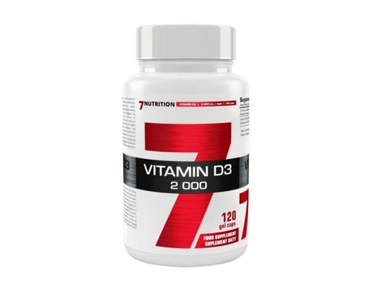 Suplement diety, 7Nutrition, Vitamina D3 2000, 120 kaps 7Nutrition