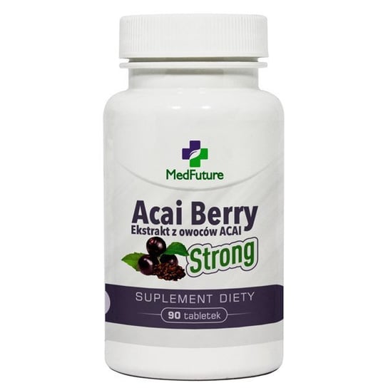 Suplement diety, Acai Berry Strong - ekstrakt z jagód acai - 90 tabletek MedFuture