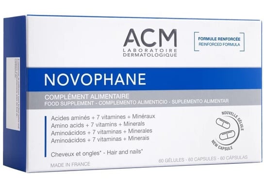 Suplement diety, Acm, Novophane 60 Kaps. Zdrowe Włosy I Paznokcie ACM