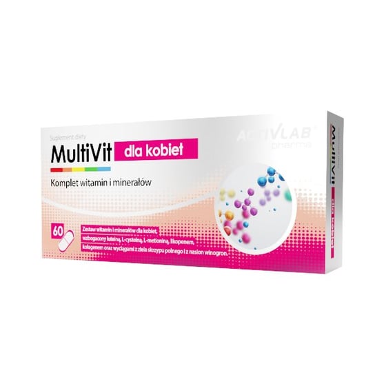 Suplement diety, ACTIVLAB Multivit dla Kobiet 60 kaps ActivLab
