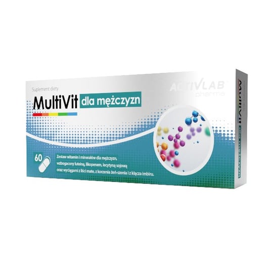 Suplement diety, ACTIVLAB Multivit dla Mężczyzn 60 kaps ActivLab