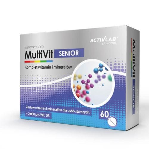 Suplement diety, Activlab Multivit Senior, 60 Tabletek ActivLab