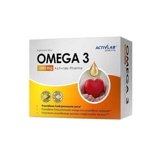 Suplement diety, ACTIVLAB Omega 3 1000mg 60 kaps ActivLab