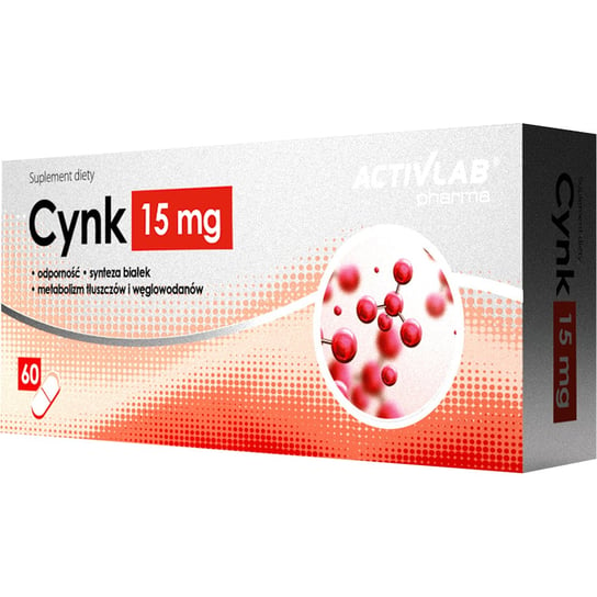 Suplement diety, Activlab Pharma Cynk 15 mg, suplement diety, 60 kapsułek Inna marka