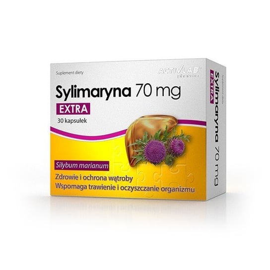 Suplement diety, Activlab Pharma Sylimaryna Extra 70mg, suplement diety, 30 kapsułek Activlab
