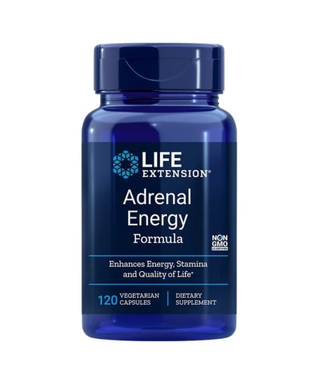 Suplement diety, Adrenal Energy Formula 120 kapsułek LIFE EXTENSION Healthy Origins