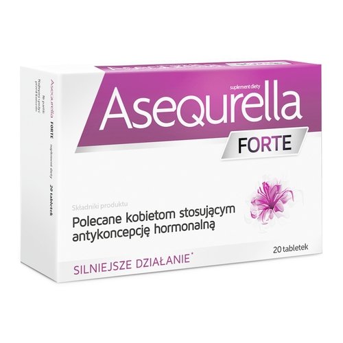 Suplement diety, Aflofarm, Asequrella Forte, 20 tabletek Aflofarm