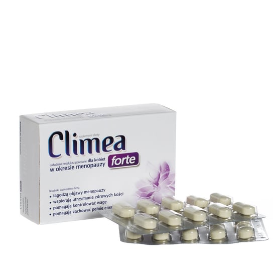 Suplement diety, Aflofarm, Climea Forte, dla kobiet w okresie menopauzy, 30 tabletek Aflofarm