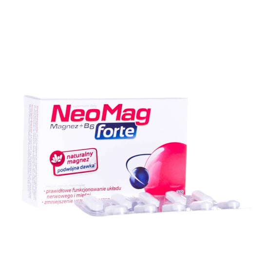 Suplement diety, Aflofarm, NeoMag Forte Magnez + B6, 30 tabletek Aflofarm