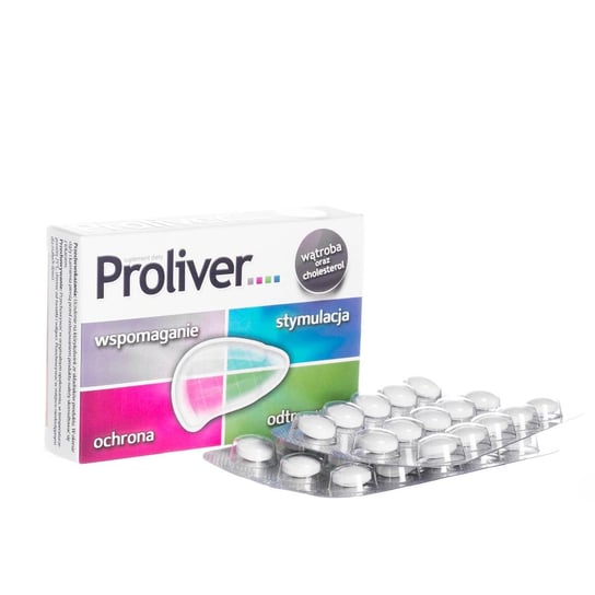 Suplement diety, Aflofarm, Proliver, 30 tabletek PROLIVER WĄTROBA
