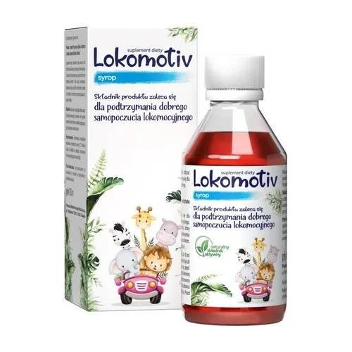 Suplement diety, Aflofarm, syrop Lokomotiv, 130 ml Aflofarm