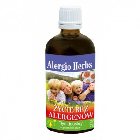Suplement diety, Alergio Herbs, 100 ml Inwent Herbs