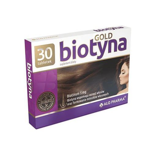 Suplement diety, Alg Pharma Biotyna Gold - 30Tabs. Alg Pharma