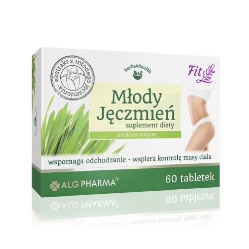 Suplement diety, Alg Pharma, Młody Jęczmień, 60 Tabletek Alg Pharma