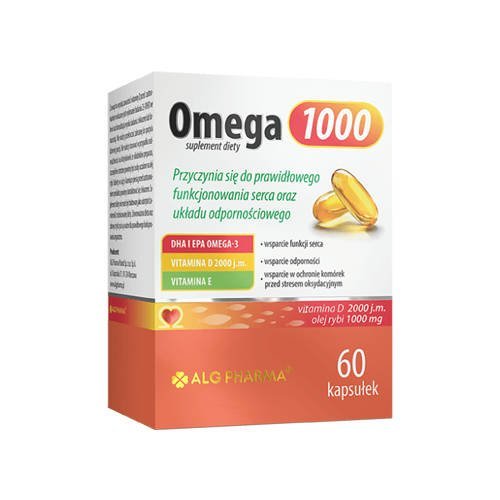 Suplement diety, Alg Pharma Omega 1000 - 60Kaps. Alg Pharma