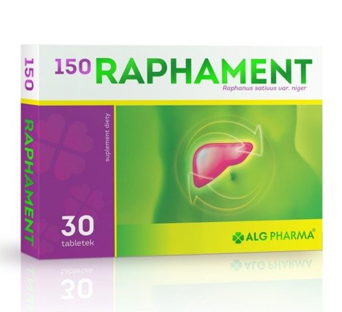 Suplement diety, Alg Pharma, Raphament 150, 30 tabletek ALG PHARMA