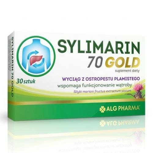 Suplement diety, Alg Pharma, Sylimarin 70 Gold, 30 tabletek ALG PHARMA