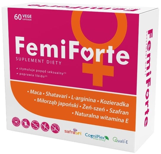 Suplement diety, Aliness, FemiForte dla kobiet, 60 kaps. MedicaLine