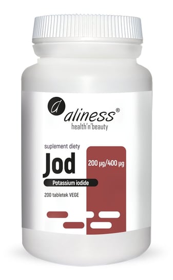 Suplement diety, Aliness Jod (jodek potasu) 200 µg 200 tabletek Aliness