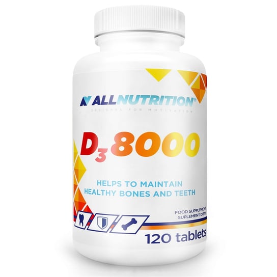 Suplement diety, Allnutrition, D3 8000, 120 tab. Allnutrition