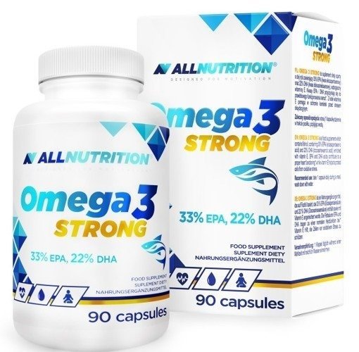 Suplement diety, Allnutrition, Omega3 Strong, 90  kapsułek Allnutrition