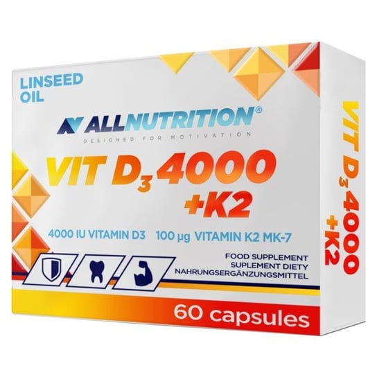 Suplement diety, Allnutrition Witamina  D3 4000  K2 60 k odporność Allnutrition